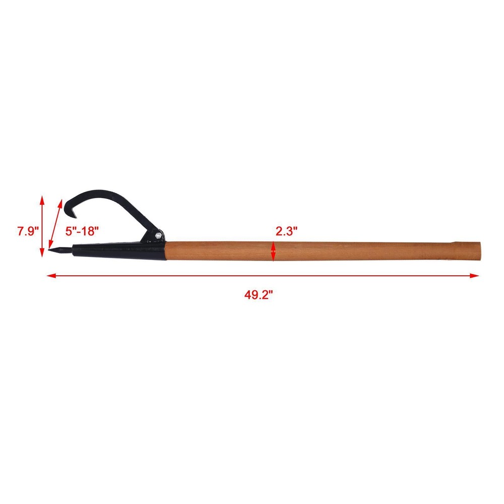 Designed Comfort 49'' Log Roller Tool Loging