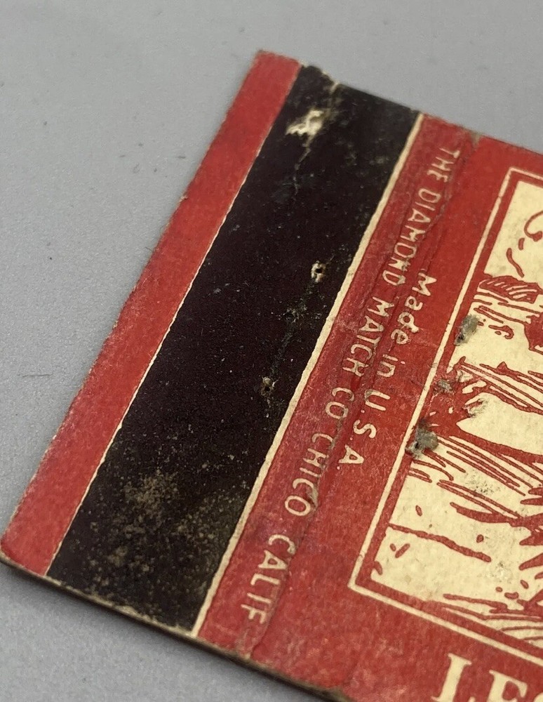 WW2 United States Army Lest We Forget Wake Island Wartime Match Case