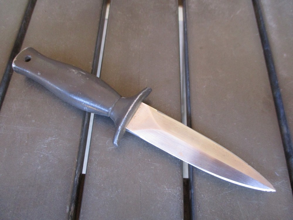 Vtg Compass TEXAS WILDCAT Fixed Blade Boot Knife