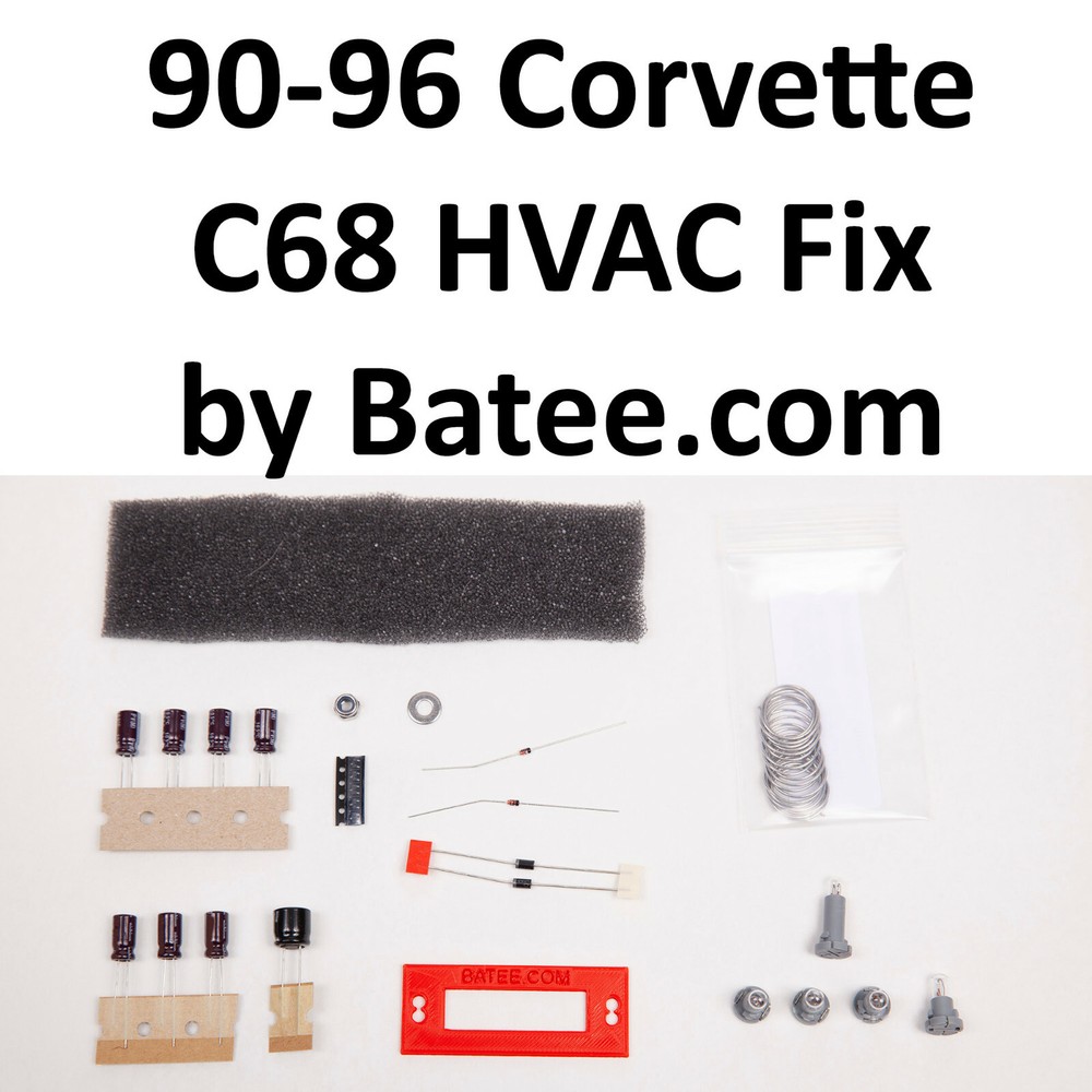 90-96 C68 AC Electronic Climate Control Repair Kit C4 Corvette Digital ECC B005