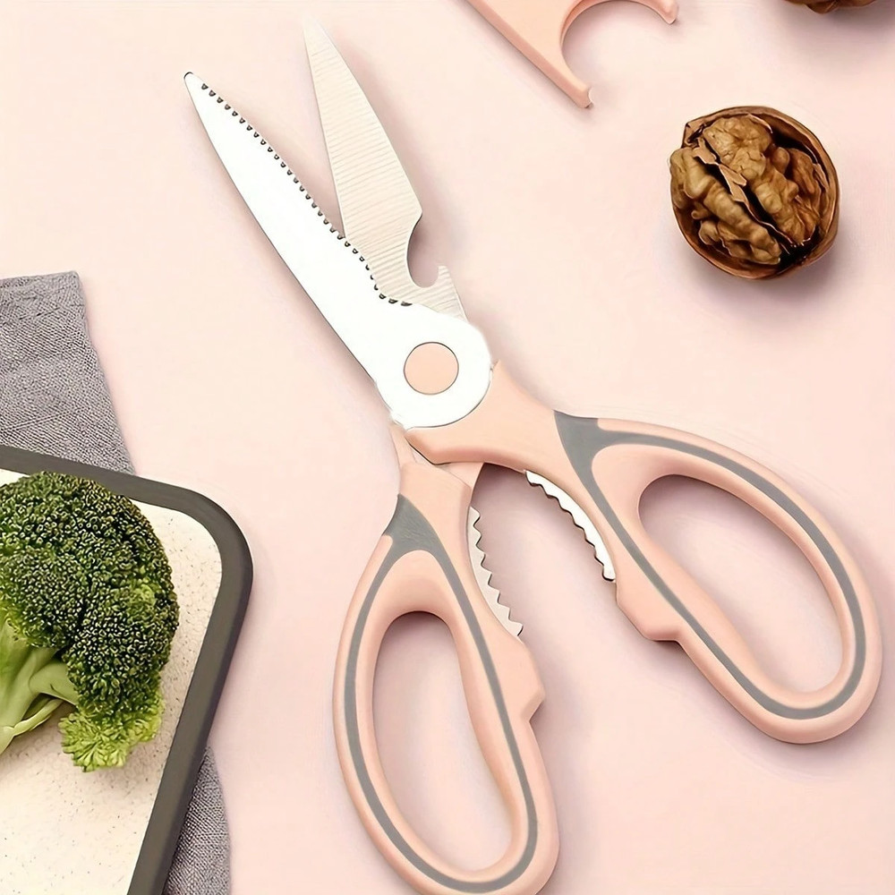 Kitchen Shears Stainless Steel Sharp Scissors Meat Chicken Professional BBQ Tool