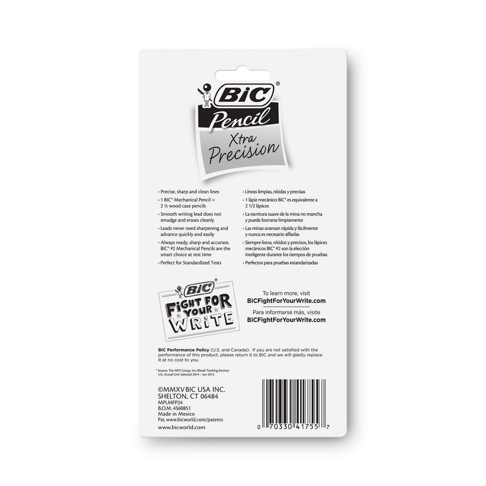 BIC® Xtra-Precision Mechanical Pencil, 0.5mm, Assorted