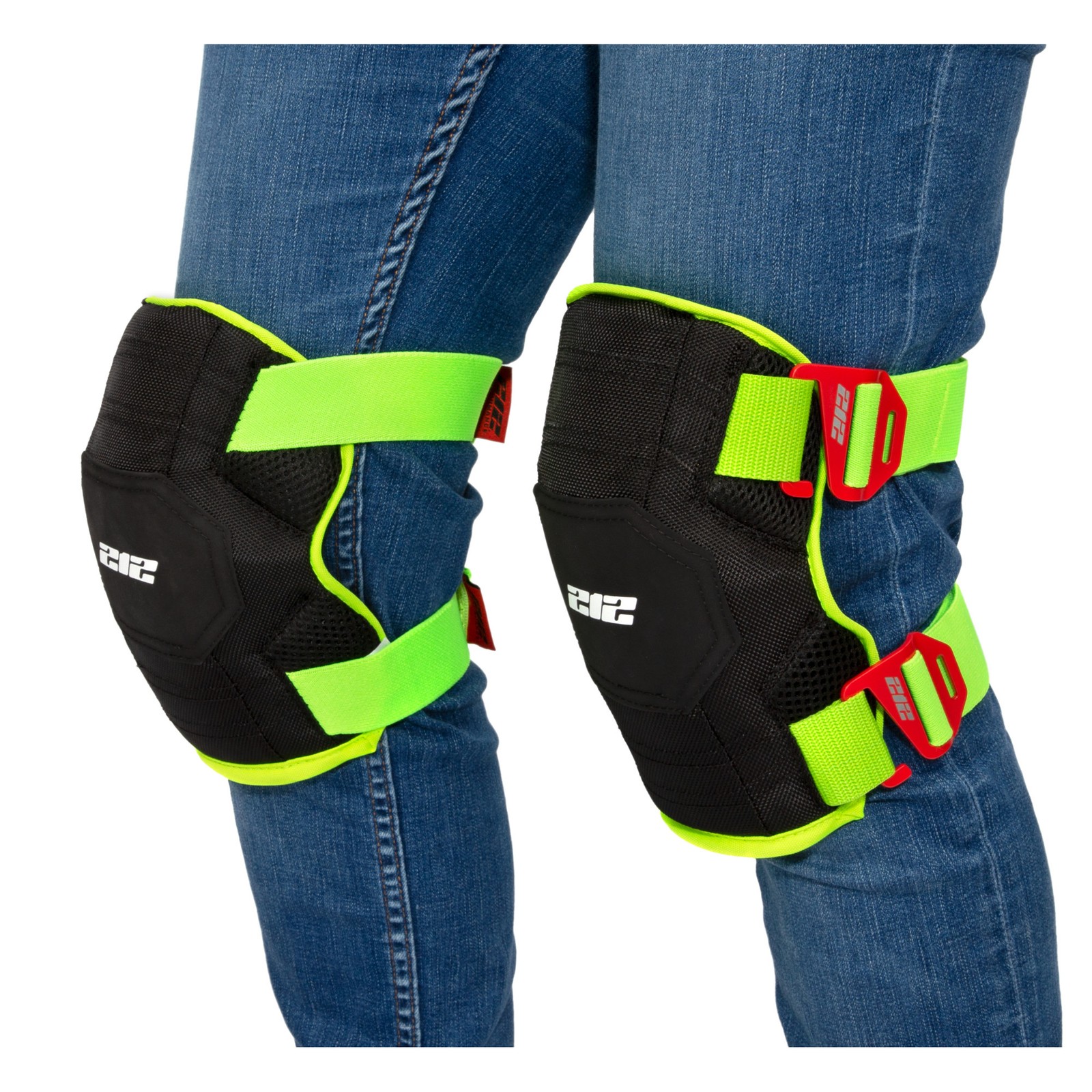 212 Performance Breathable Gel Core Foam Knee Pads with Hi-Viz Straps GKP-88