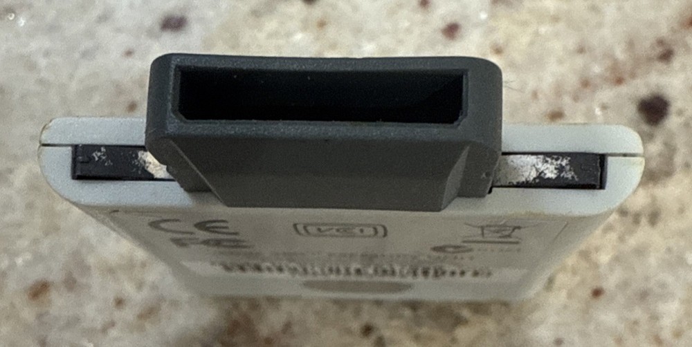 Microsoft XBOX 360 Memory Card Unit 512MB ~ White & Gray Untested