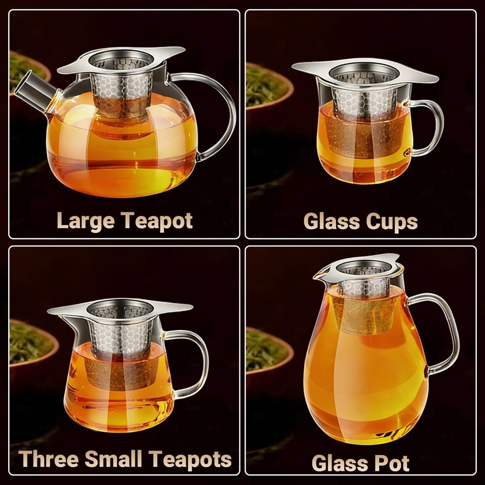 316 Stainless Steel Tea Infuser - 2 Pack, Fine Mesh, Hexagonal Mesh Pattern W...