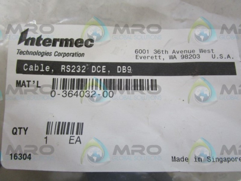INTERMEC RS232 SCANNER CABLE NSMP