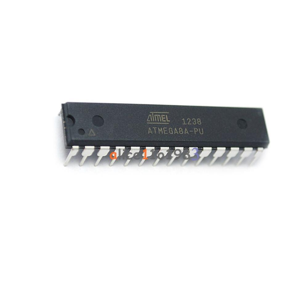 5PCS ATMEGA8A-PU DIP-28 Microcontroller MCU AVR NEW DATE CODE:12+ NEW