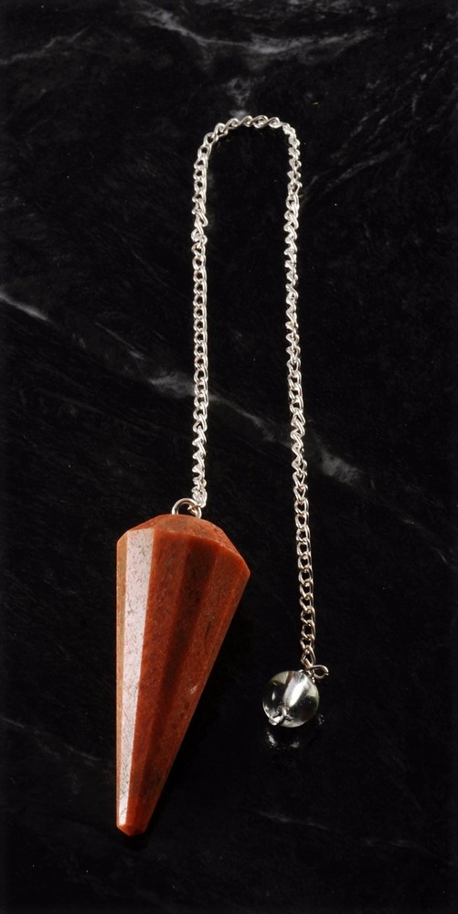 Pendulum Orange Aventurine Stone Comes Assorted Divining Spell Casting Reiki