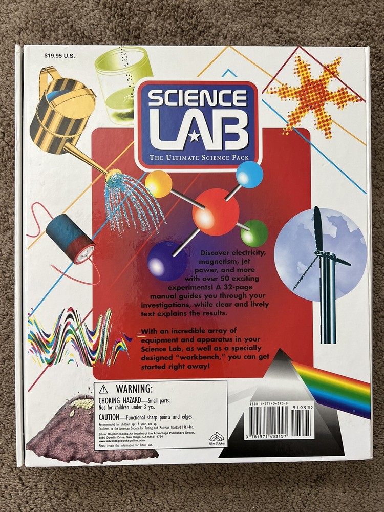 Science Lab Science Pack With 50 Experiments NEW