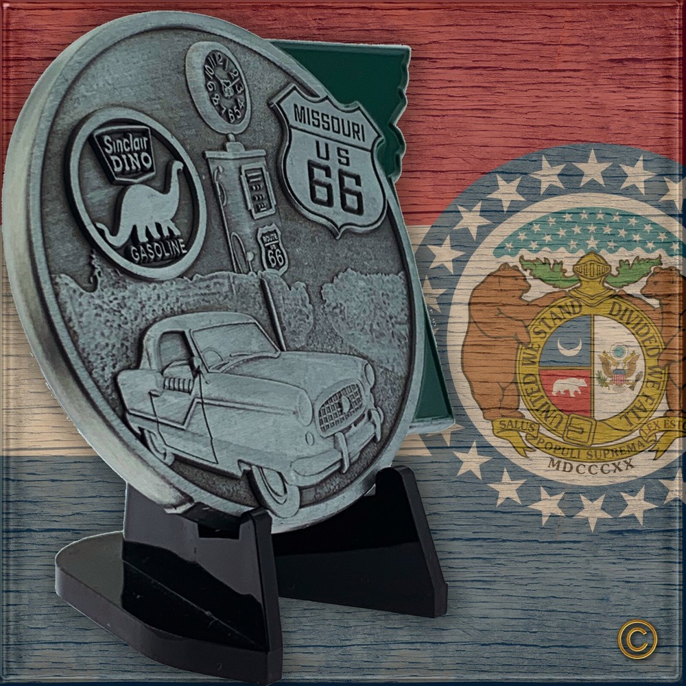 RT 66 Missouri Challenge Coin