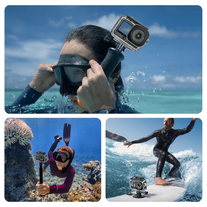 MultiPurpose Protective Housing for Action 6 Camera Diving Case 60m Protections