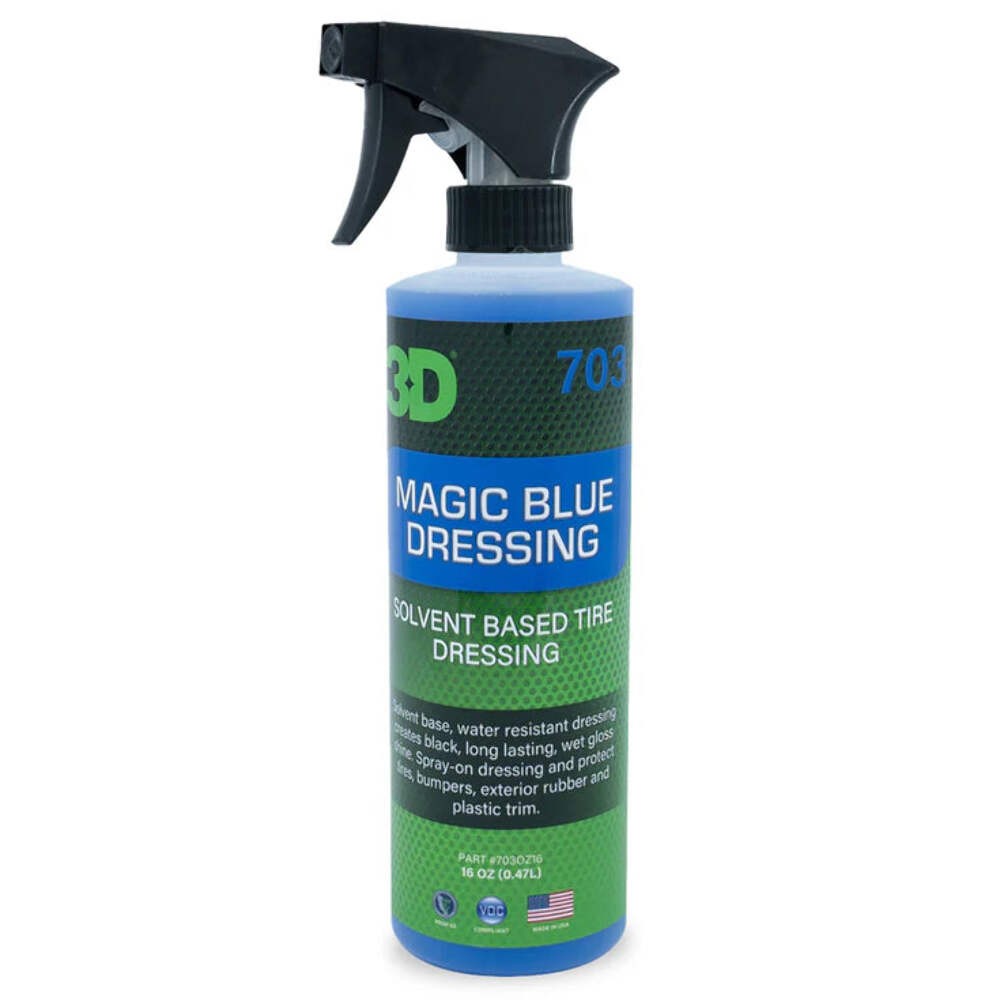 3D MAGIC BLUE TIRE DRESSING PINT 16oz