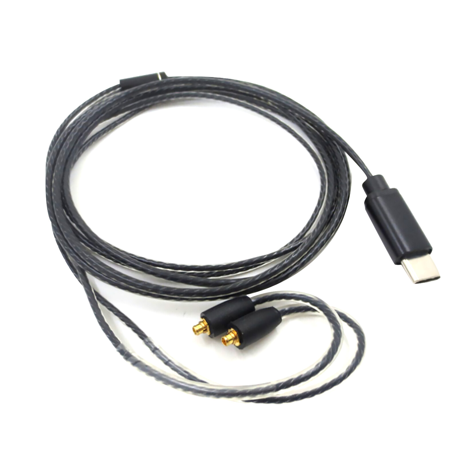 Headphone Extension Cable MMCX USB Type-C Audio Cord for Shure SE215 SE315 SE535