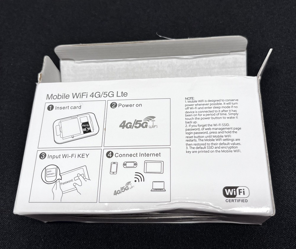 Mobile WiFi 4G/5G
