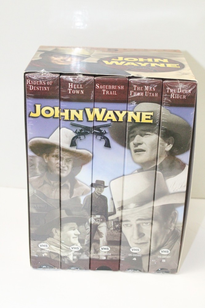 John Wayne 5 VHS Movie Boxed Set