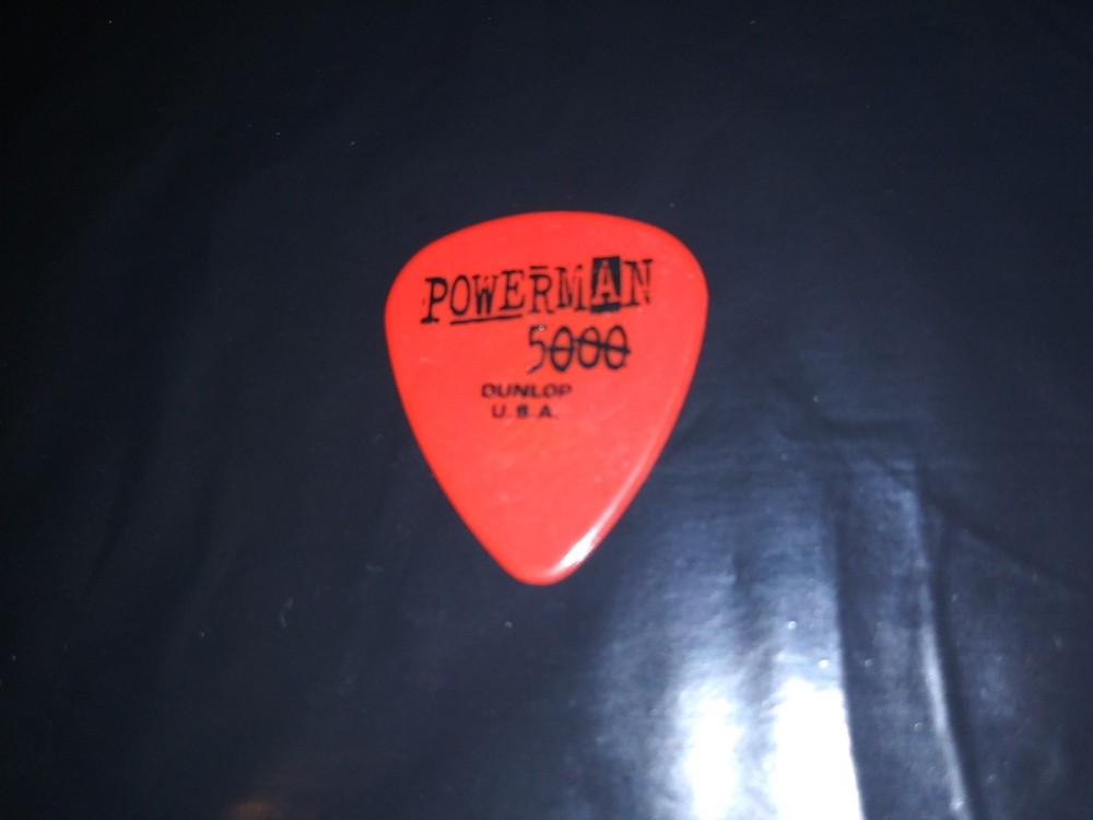 POWERMAN 5000 PM5K World's Collide 2004 Concert Tour Custom Stage GUITAR PICK