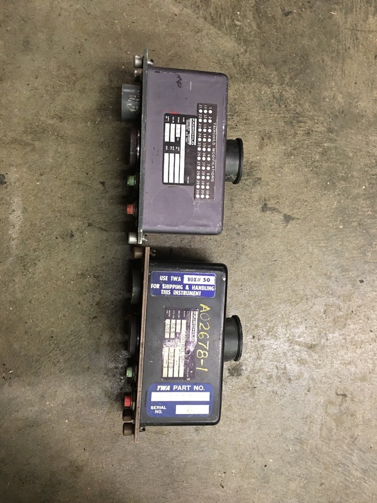 2 FAIRCHILD COCKPIT VOICE RECORDERS MODEL A152