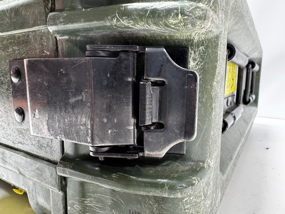 Rackmount 03U x24 General Dynamics Slide Out Composite Rack ShockMount Hard Case