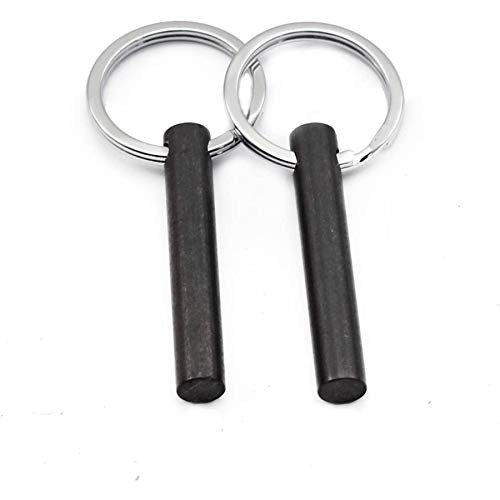 bayite Fire Starter Ferro Rod Keychain 2 Pack