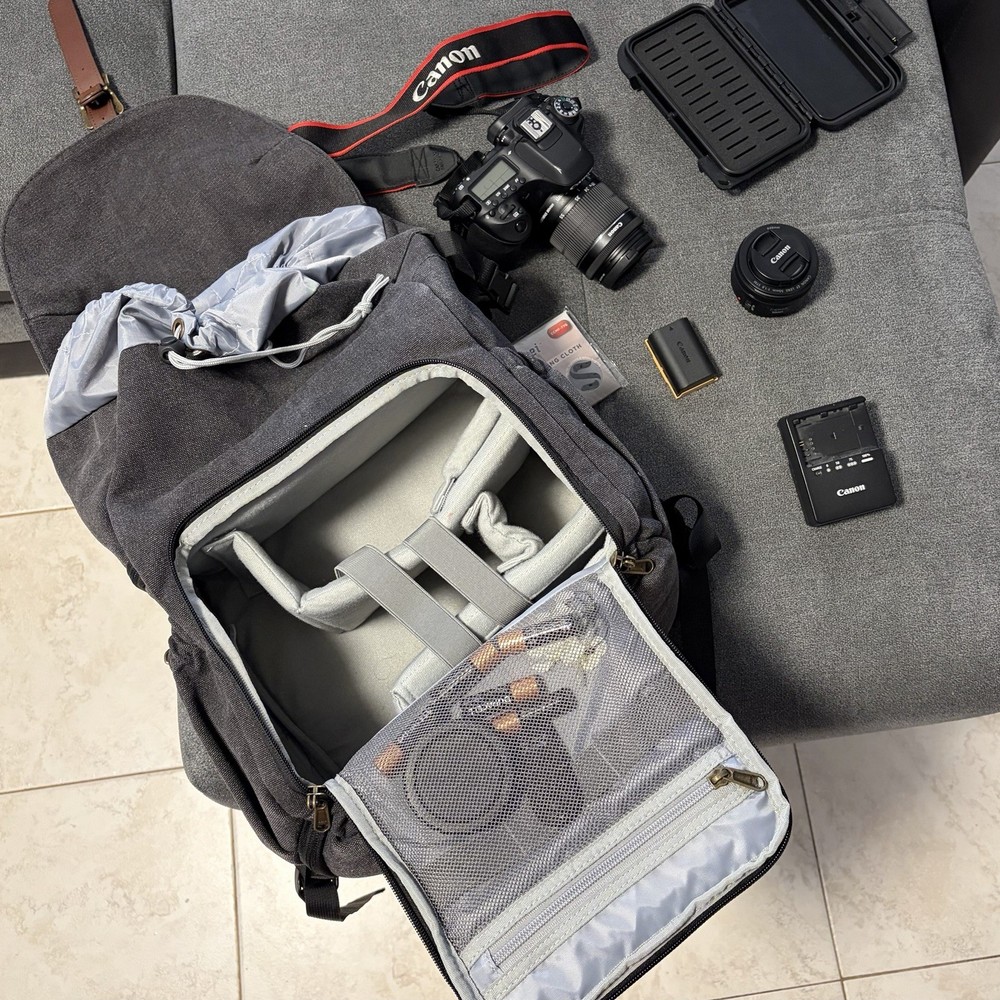 Canon EOS 80D DSLR Camera Kit — $500