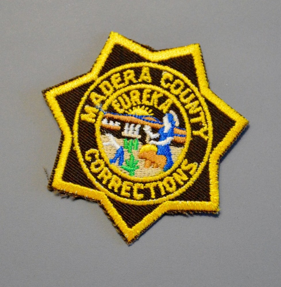 Madera County California Correctional Officer Patch ++ Mint CA