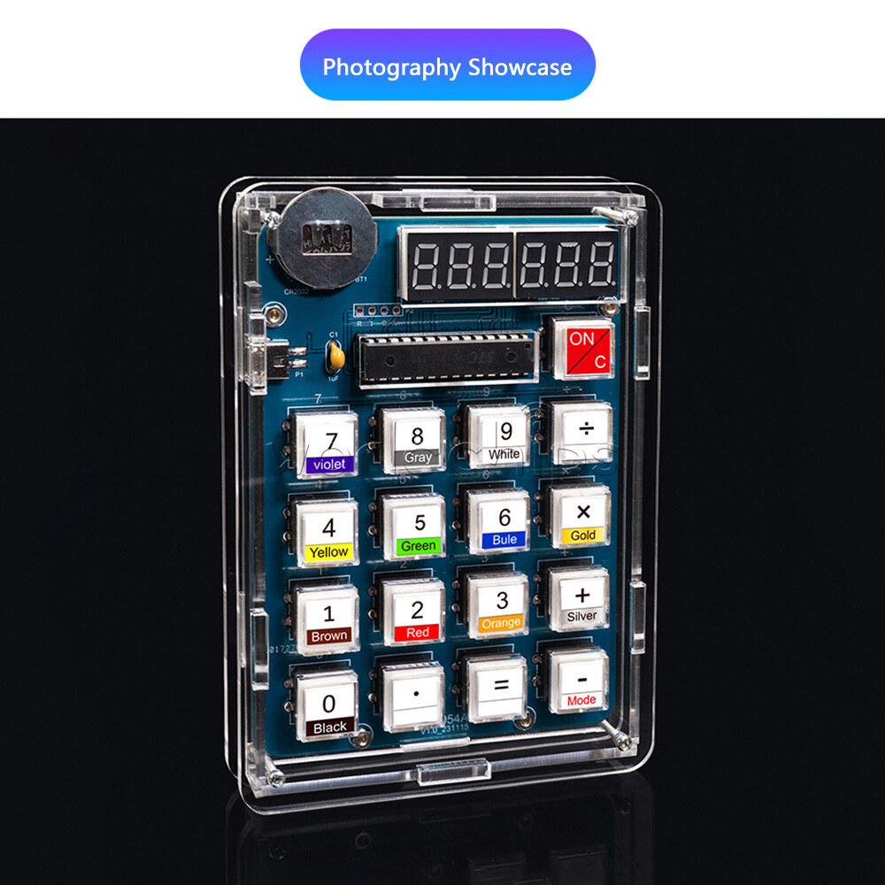 DIY Calculator Electronic Production Kit 51 Microcontroller Welding Exercise New