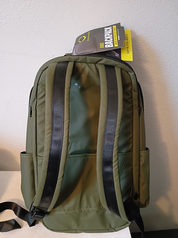 Evoshield Exec Lifestyle/Coaching Baseball & Softball Backpack Olive WB57178 03