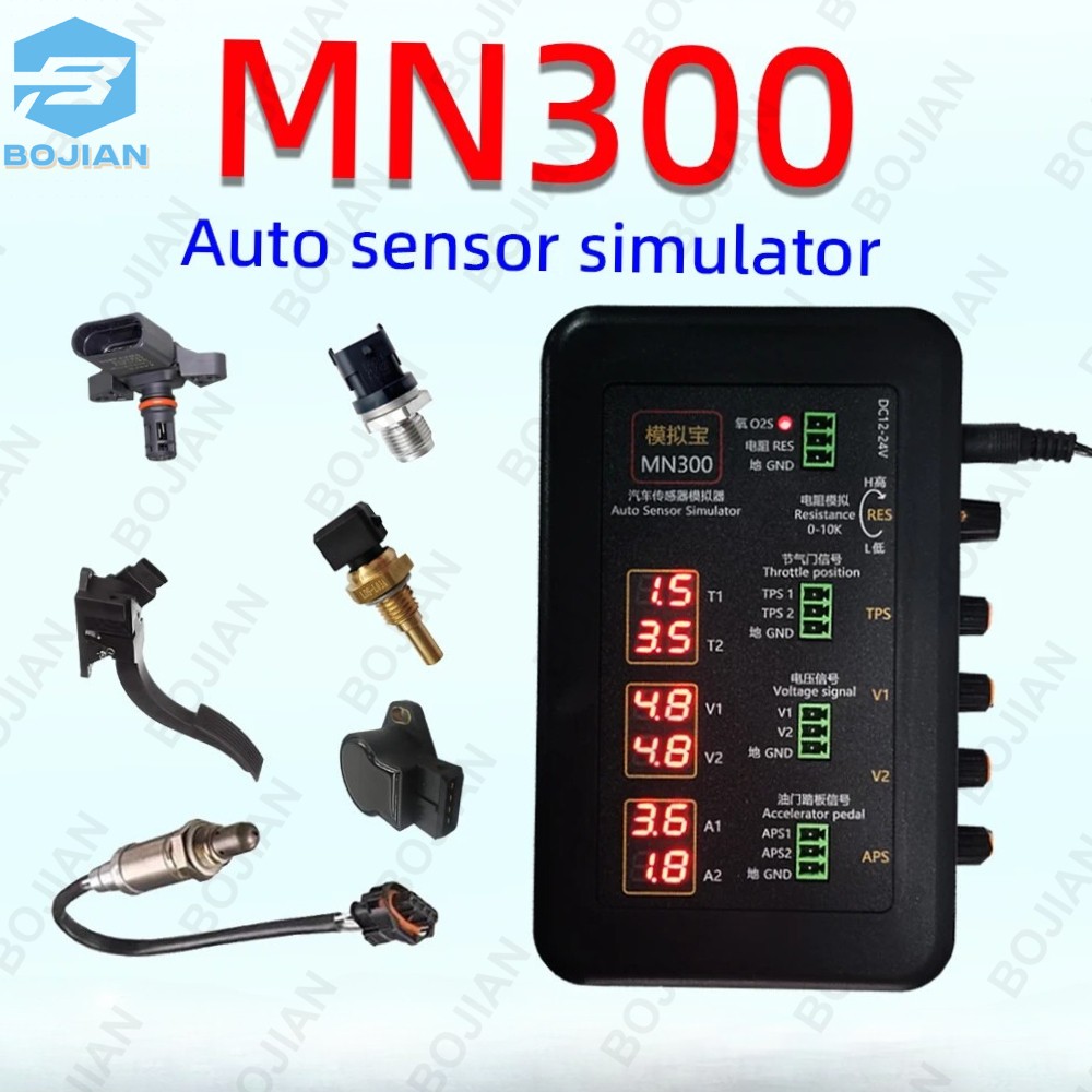Auto Sensor Simulator Car Rail Oxygen Oil Pressure Flow Sensor Signal Generator