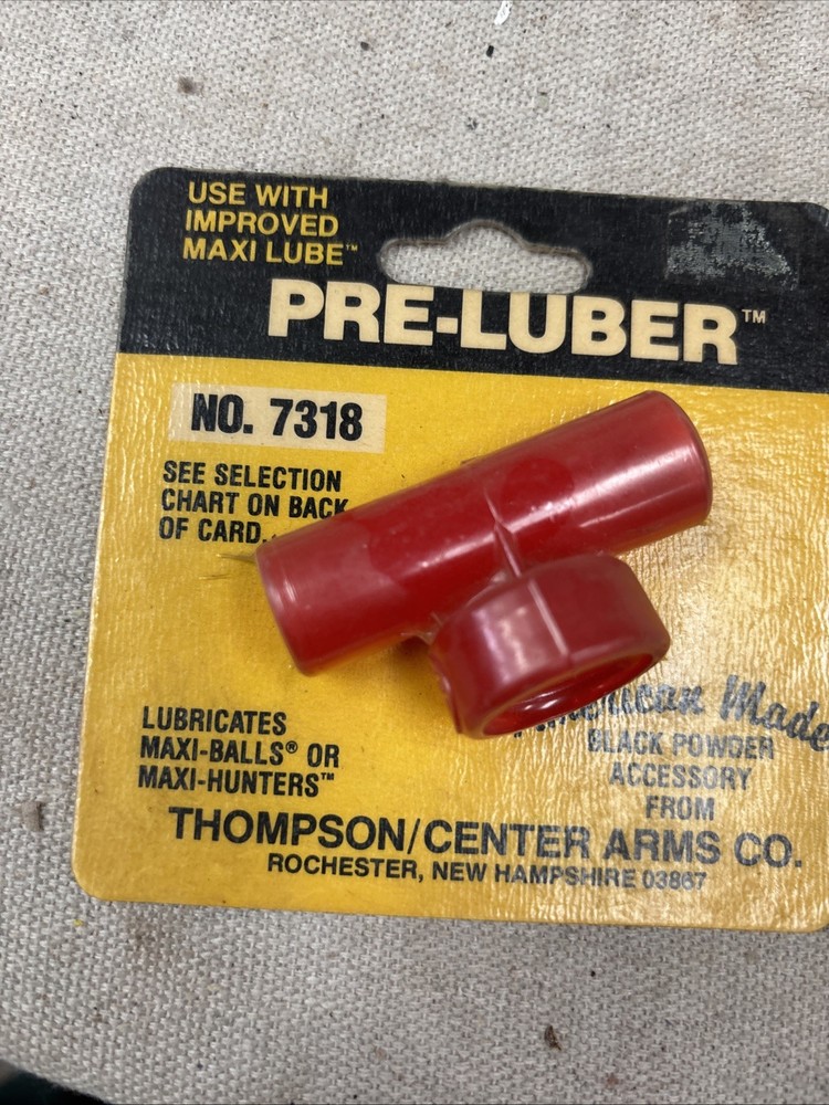Black powder￼ Thompson Center Pre-Luber