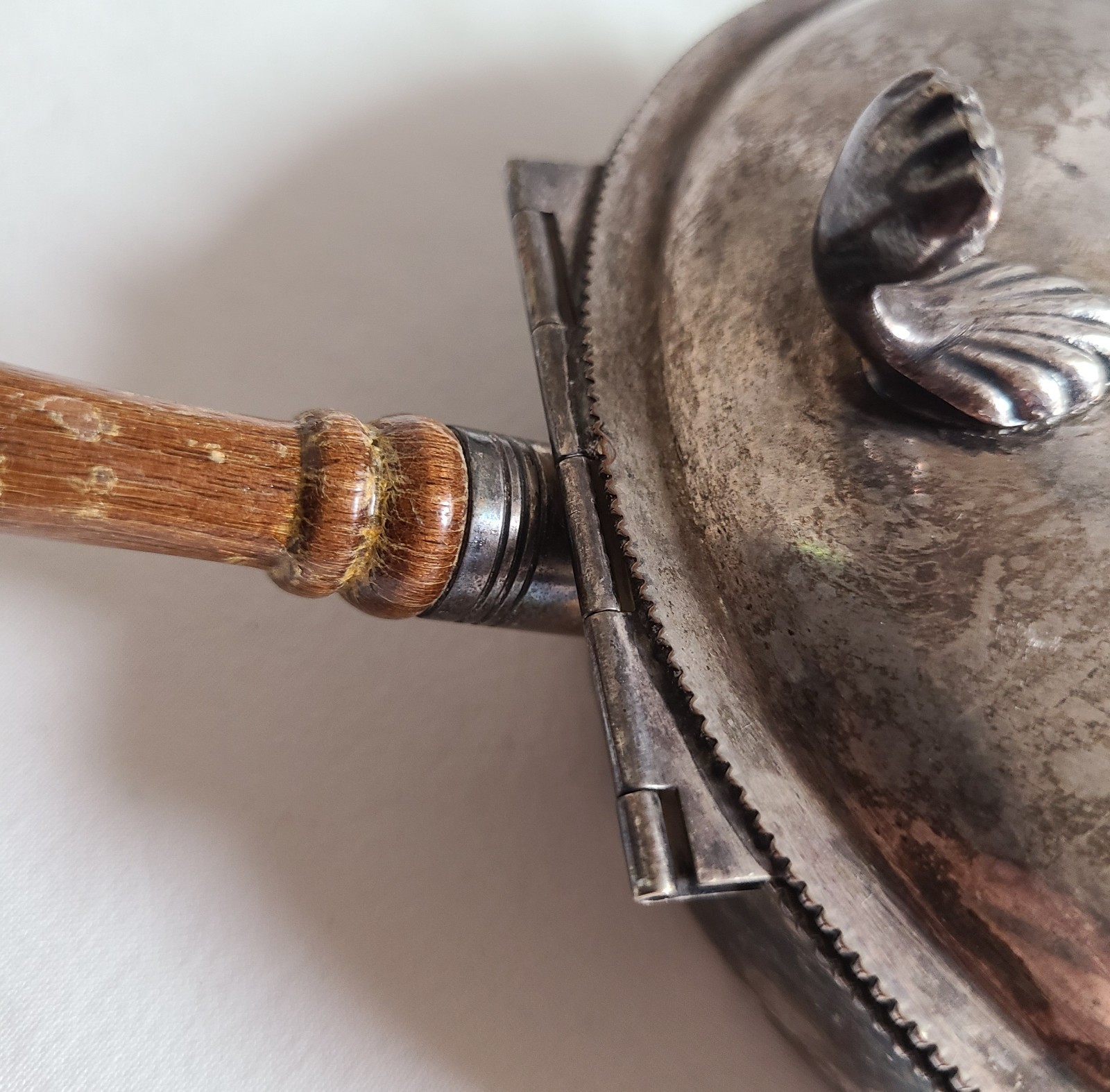 2 Vintage Silverplate Silent Butler Crumb Sweeper Set Antique Table Ash Catcher