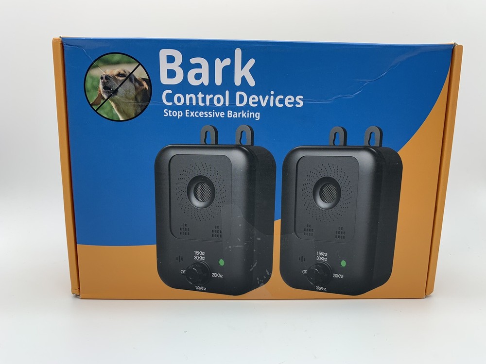 Anti Barking Devices, 2 Pack Auto Dog Bark Control Devices with 3 Modes...