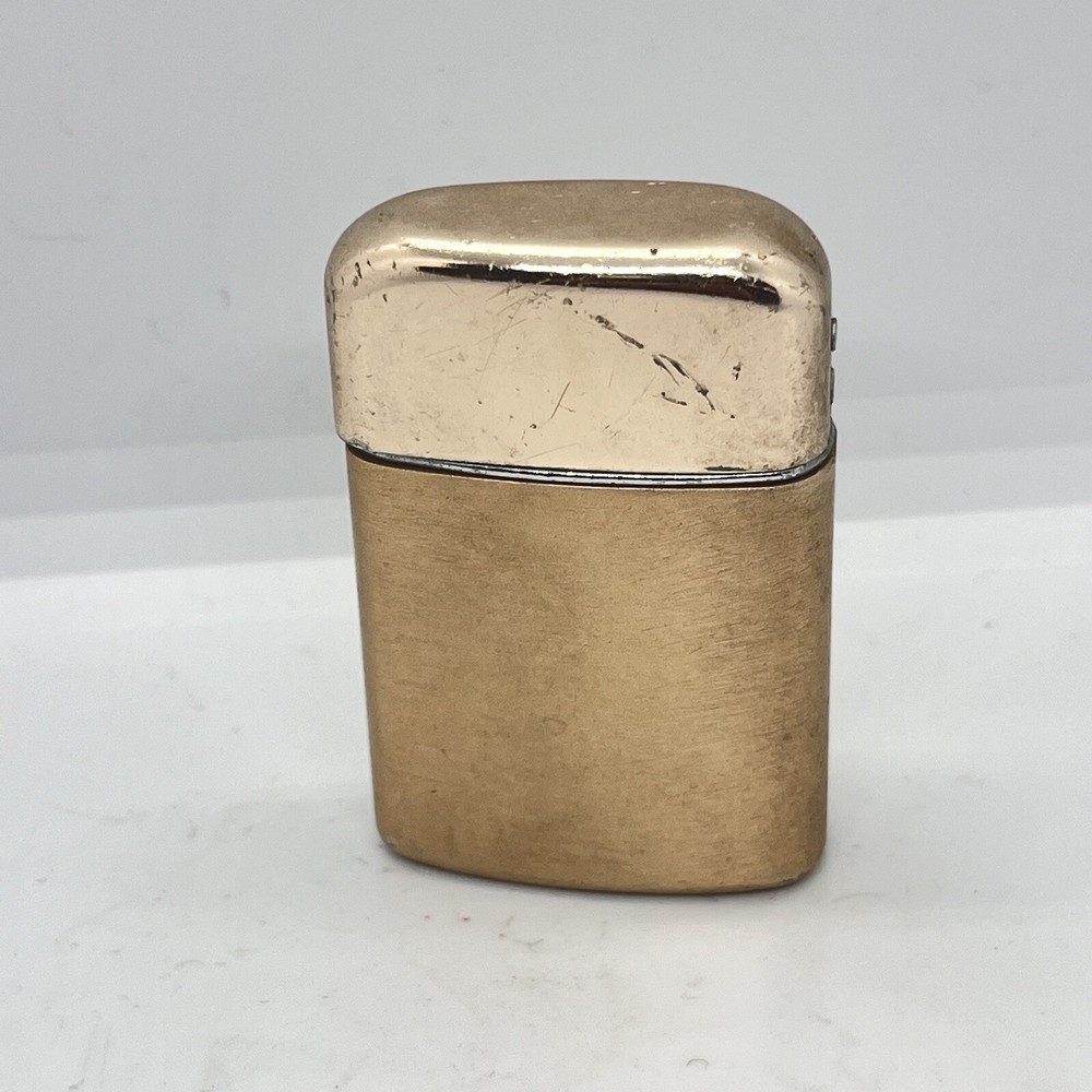 Vintage Ronson Typhoon Gold Tone Lighter Untested