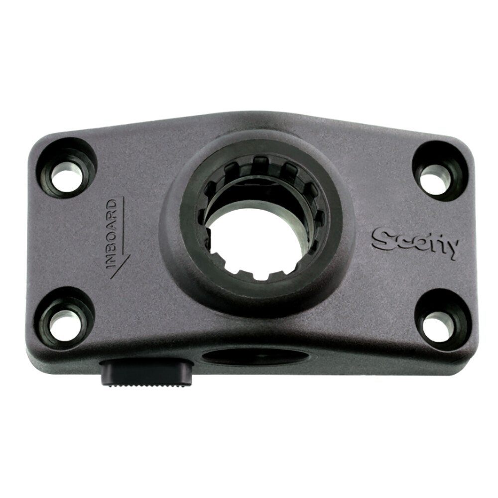Scotty Rod Holder Post Mount Locking Side/Deck Mounting Bracket Black 241L
