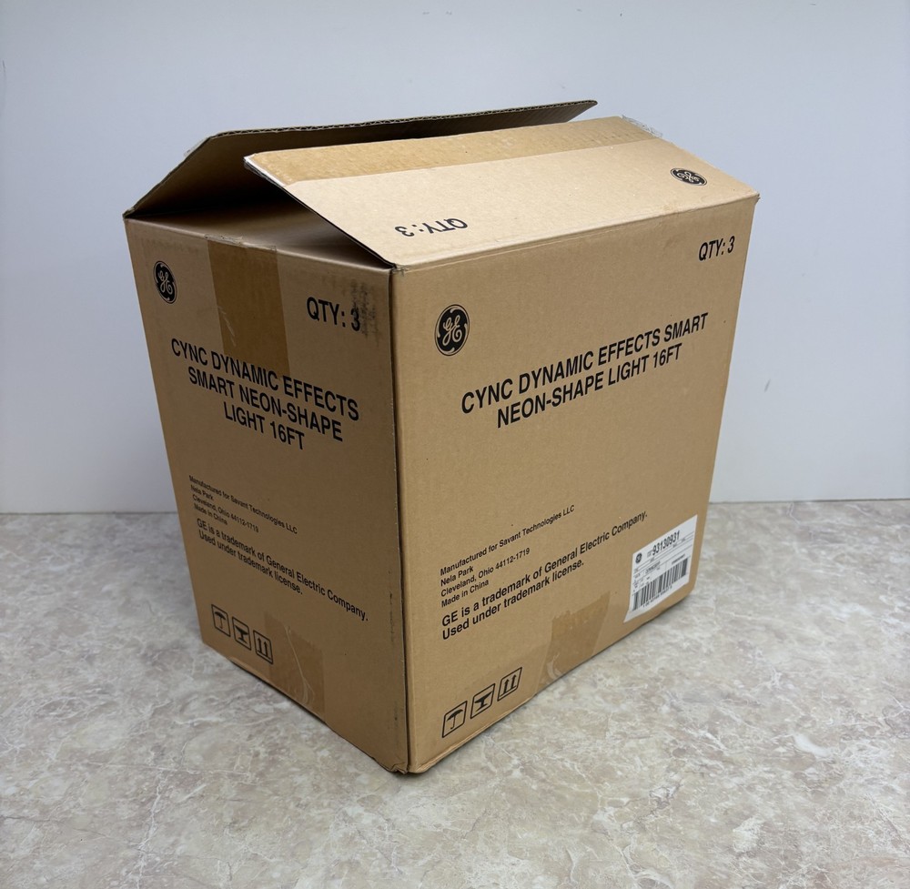 GE Cync Dynamic Effects Neon-Shape Smart Light 16 ft (3 pack)