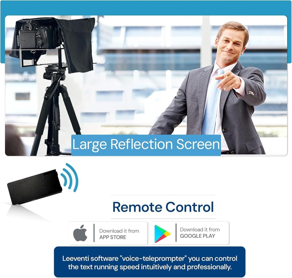 Professional Teleprompter for Video Recording
