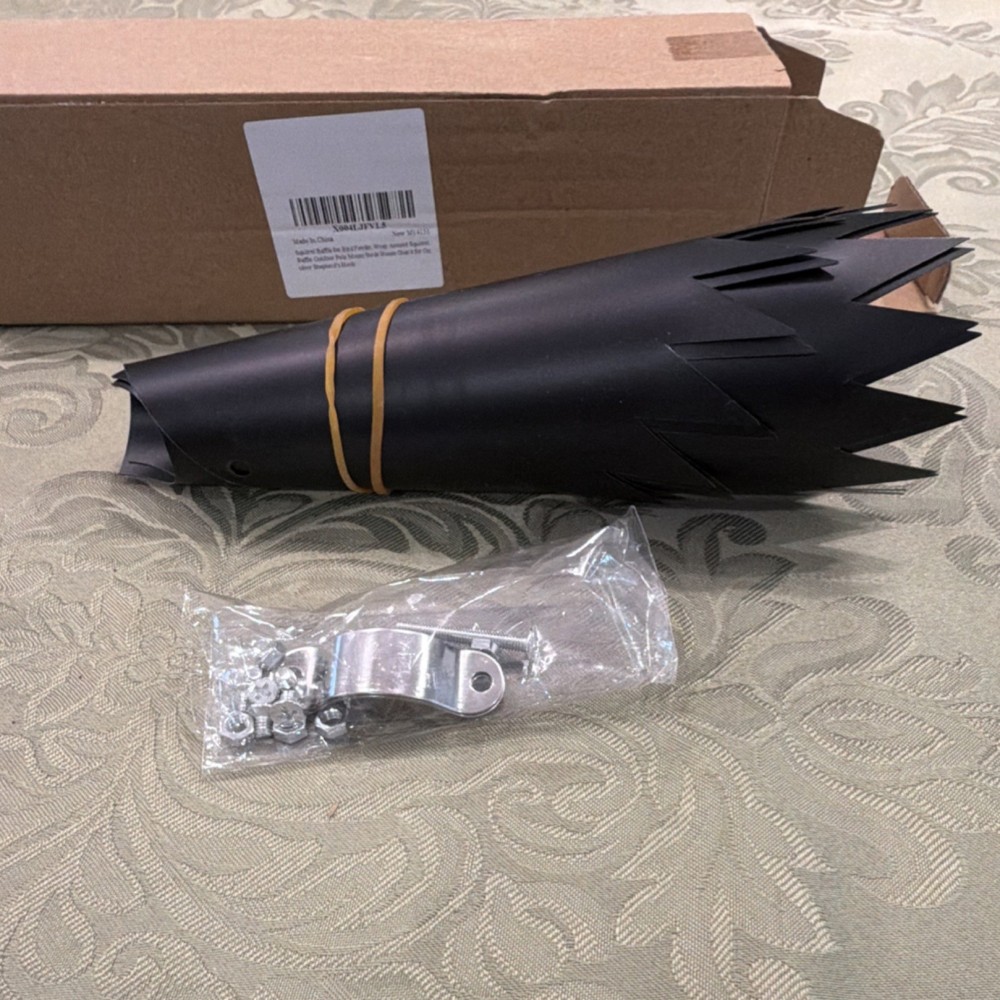 Squirrel Baffle Black