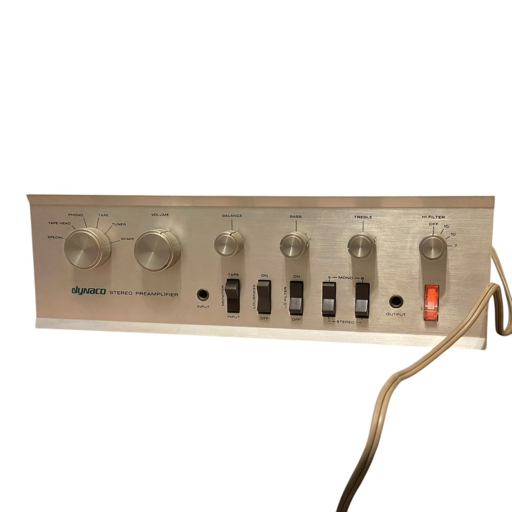 Vintage Dynaco PAT-4 Solid State Stereo Preamplifier Preamp Works