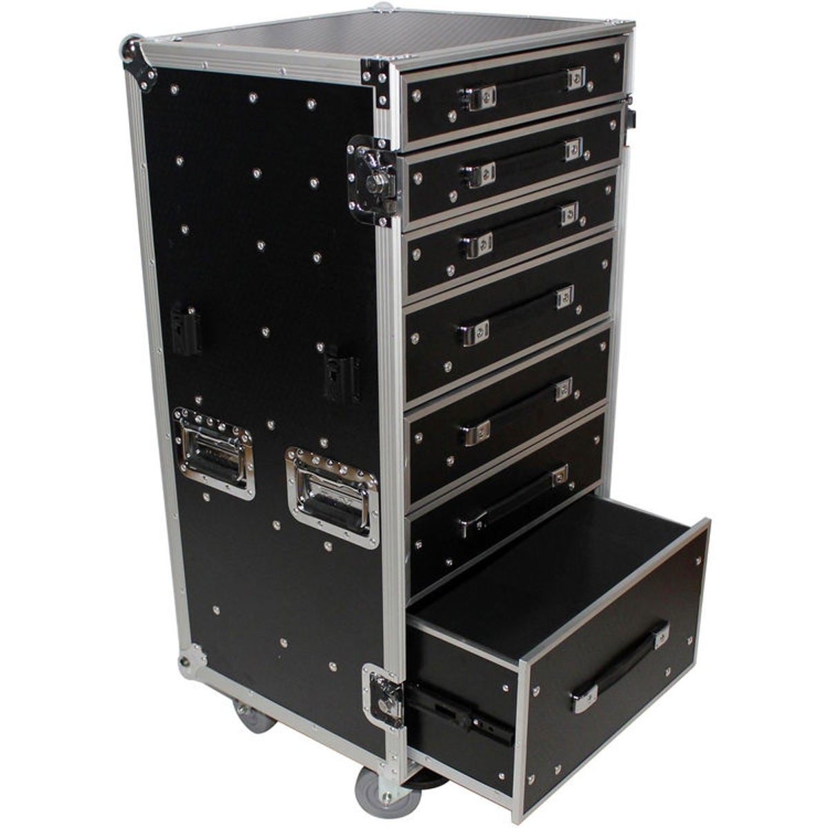ProX XS-7DTW ATA-300 Style 7-Drawer Workstation Case with Side Table and Casters