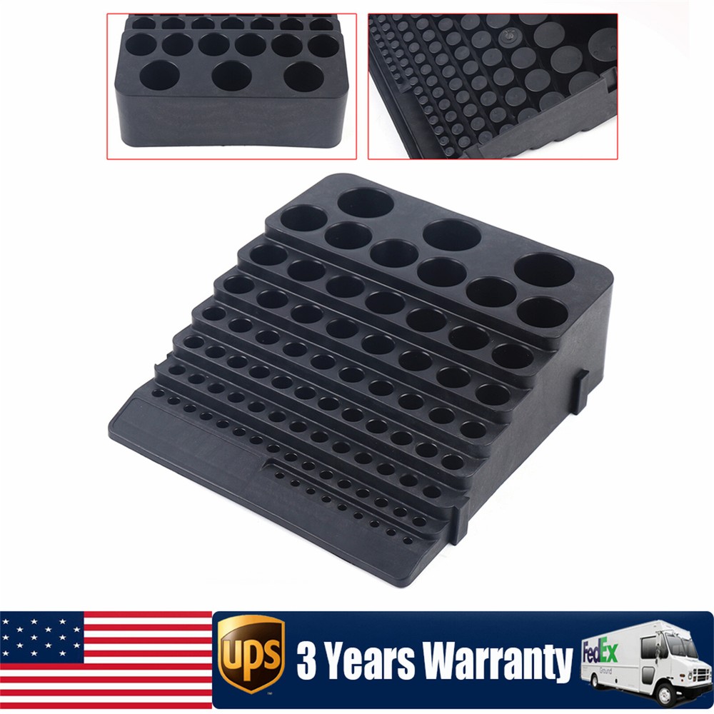 84 Hole Tool Storage Box Milling Cutter CNC Accessories Placement Rack Organizer