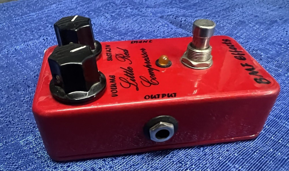 BMF Effects Little Red Compressor Guitar Pedal