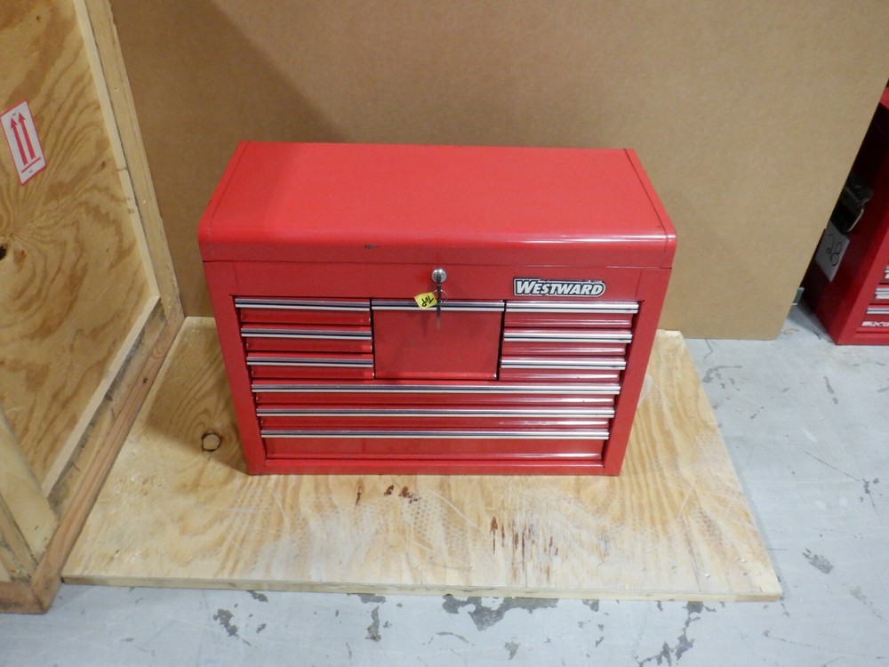WESTWARD 10 DRAWER TOOLBOX WITH LOCK