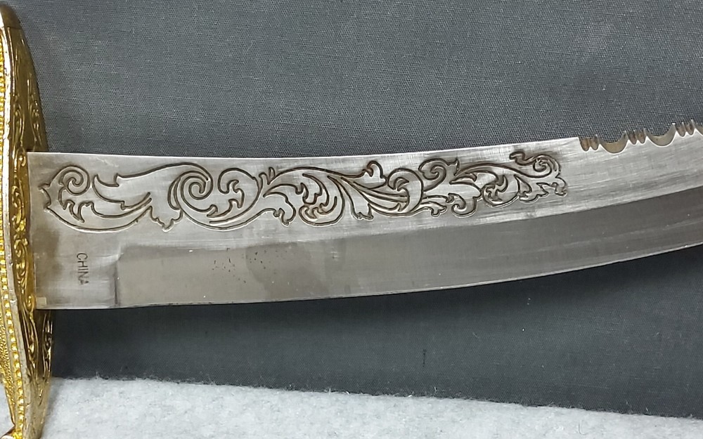 Chinese Ceremonial Dagger W/ Sheath