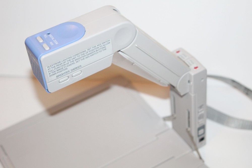 Elmo HV-11-110XG Digital Visual PresenterProjector + Power Supply & Cable TESTED