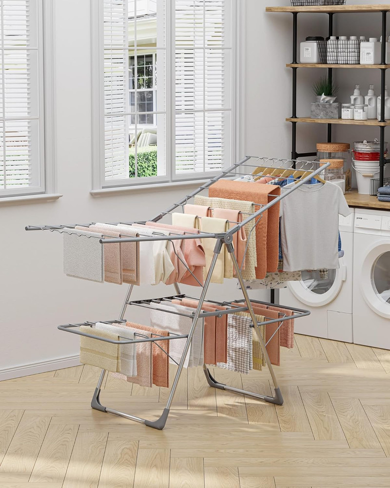 Clothes Drying Rack - Foldable Laundry Drying Rack for Clothing & Bedding, Ea...
