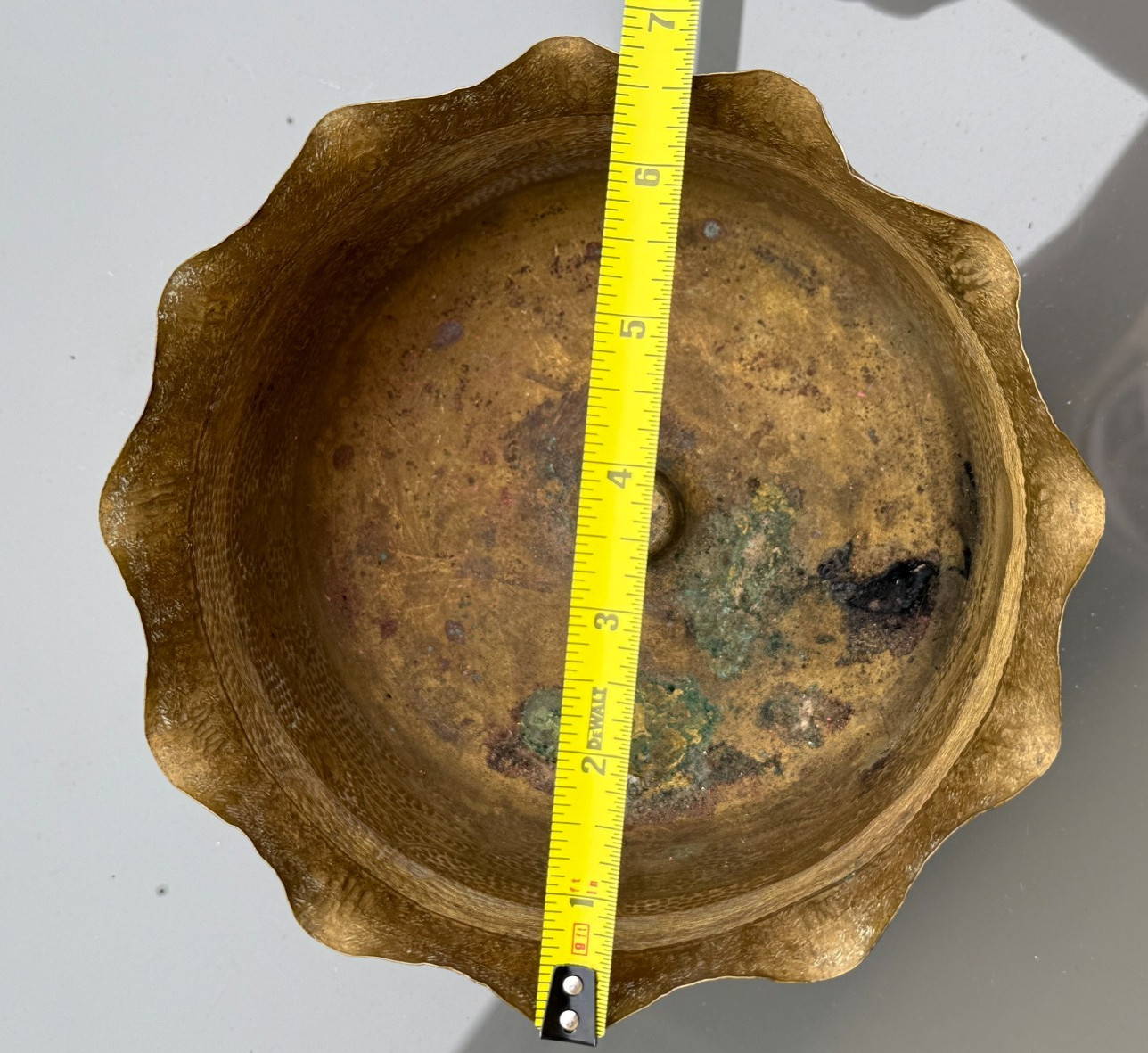 WWI German Trench Art Brass Artillery Shell – Karlsruhe Ammunition 1916