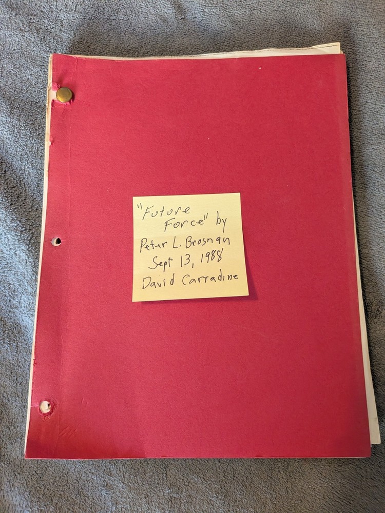 Future Force Movie Script 1989