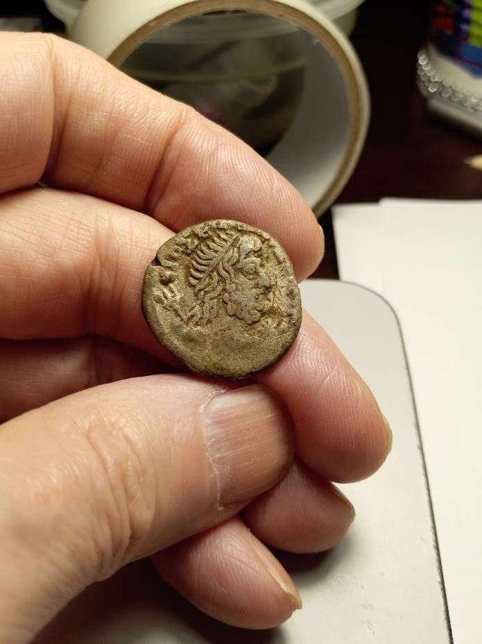 Roman Provincial Nero/Zeus Egypt, Alexandria billon tetradrachm