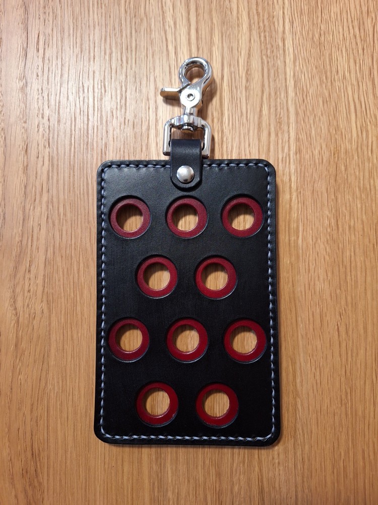 10 Hole Leather Pool Cue Thread Protector Holder