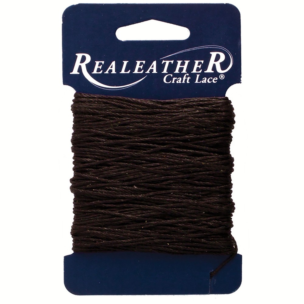 Realeather(R) Crafts Waxed Thread 25yd-Brown