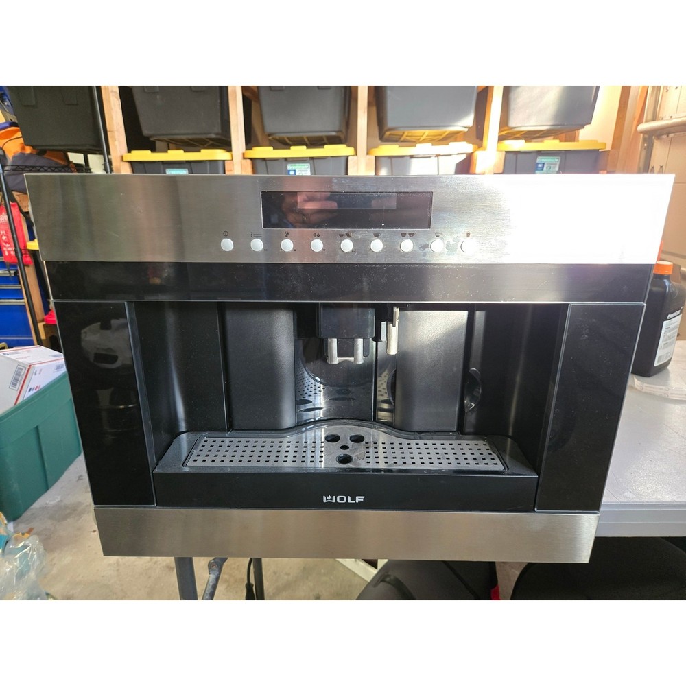 Wolf EC24S Built-In Coffee Maker Machine System Stainless W/ Mounting Brackets
